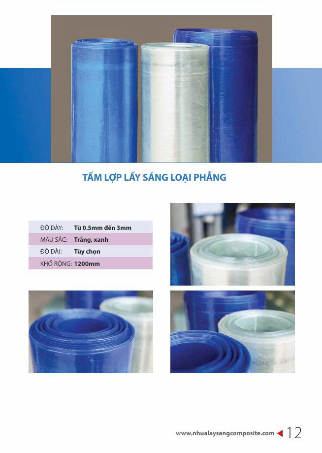 Tấm Composite FRP dạng phẳng và dạng cuộn