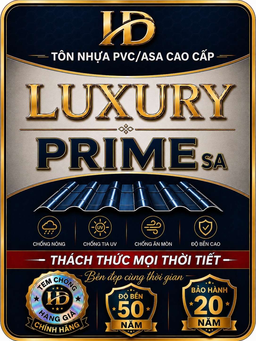 Ngói nhựa PVC ASA