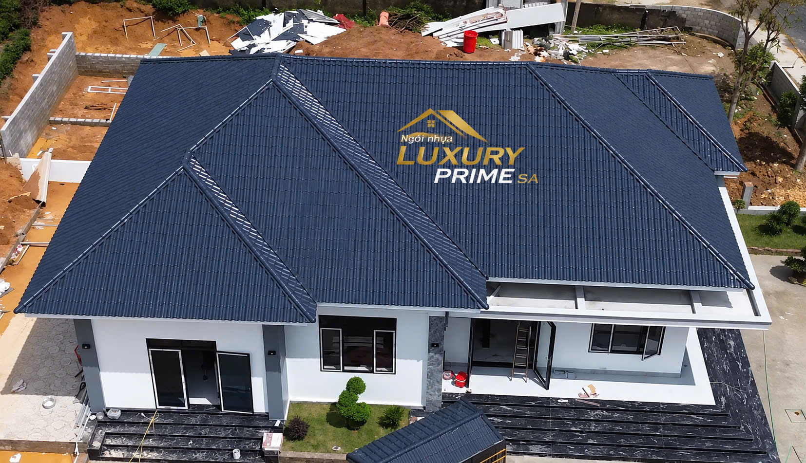 Mái ngói Luxury Prime hoàn thiện