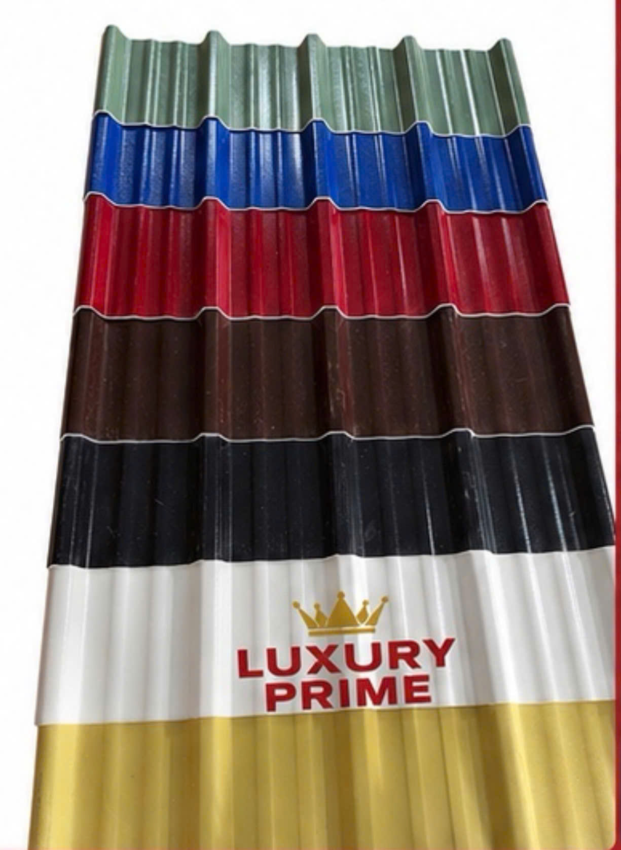 Bảng màu tôn nhựa 5 sóng Luxury Prime