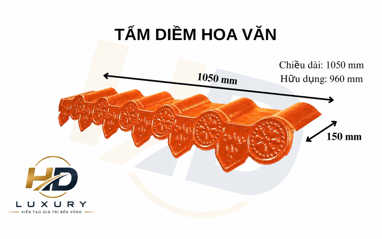 Tấm diềm hoa văn HD Luxury