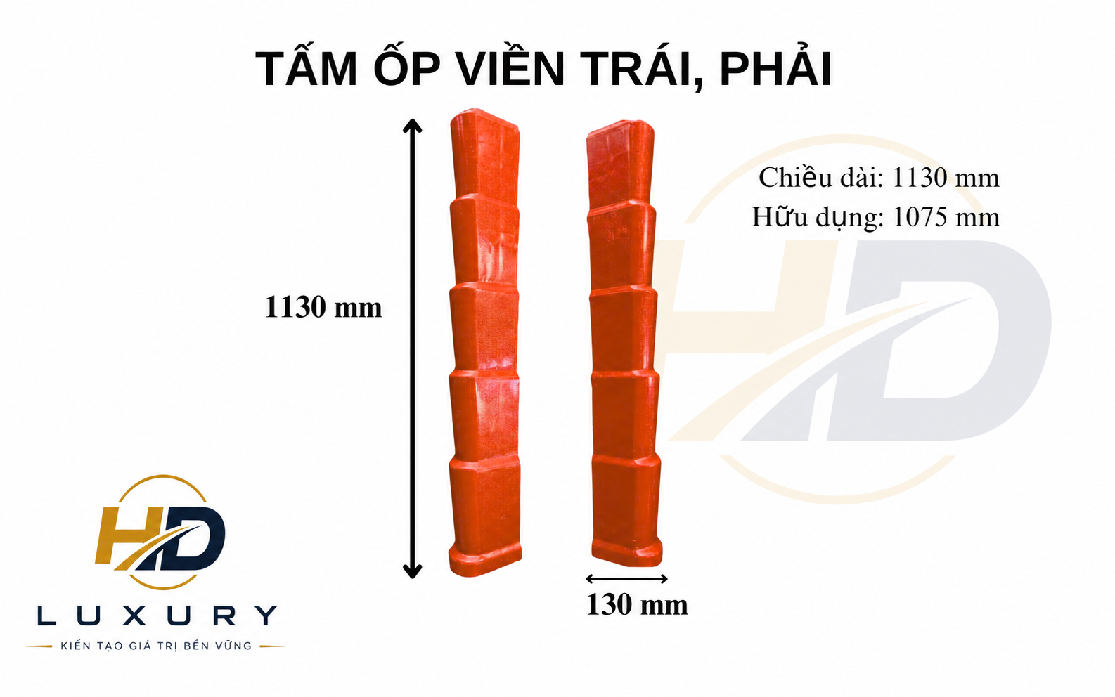 Tấm ốp viền trái phải HD Luxury